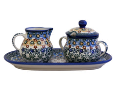 Unikat Cream and Sugar with Tray Set