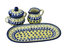 Unikat Cream and Sugar with Tray Set