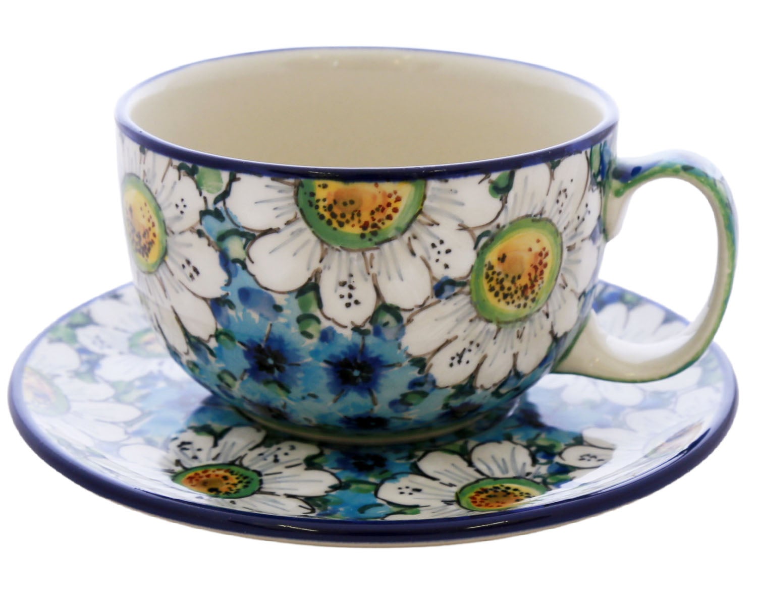Unikat 13oz Latte Cup and Saucer Set