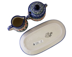 Unikat Cream and Sugar with Tray Set