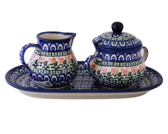 Unikat Cream and Sugar with Tray Set