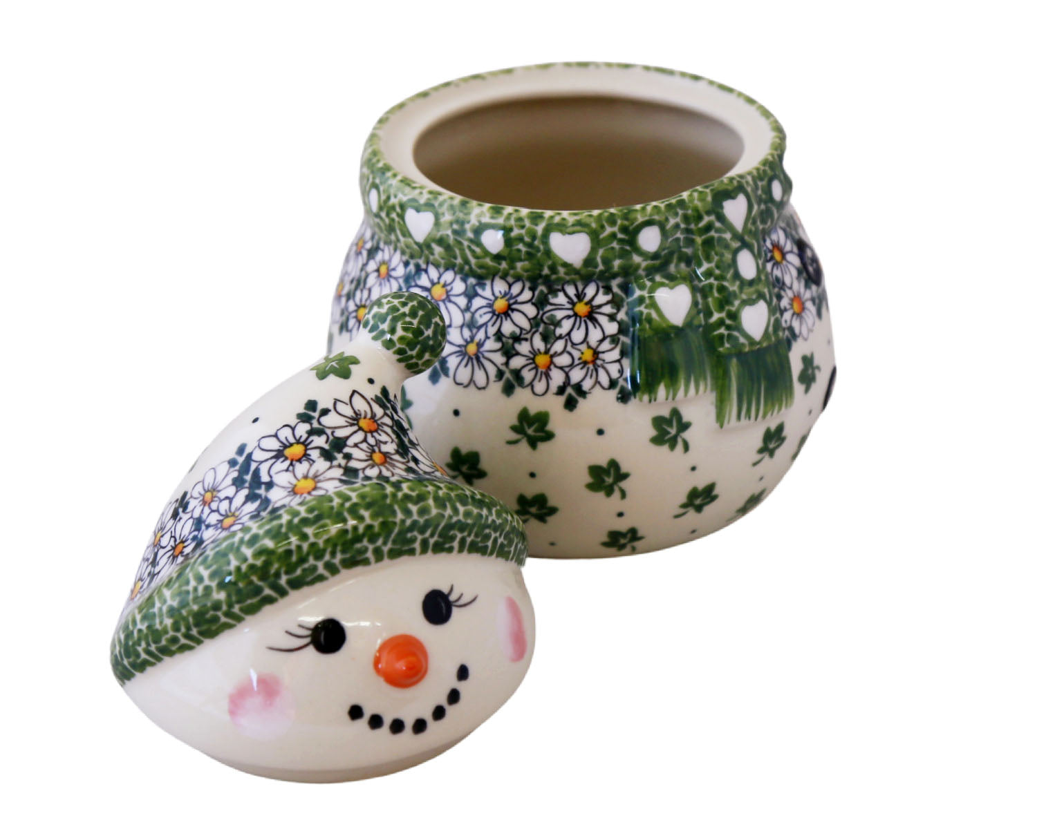 Large Unikat Snowman Canister