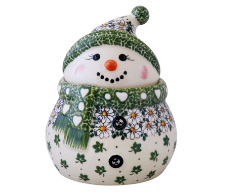 Large Unikat Snowman Canister