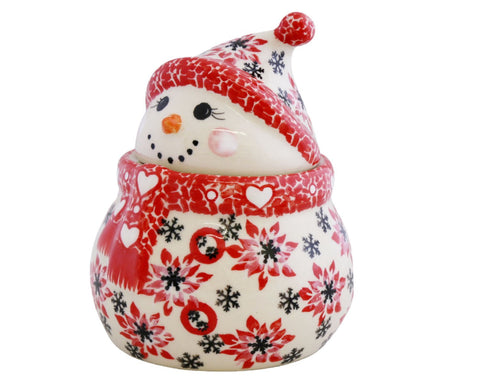 Medium Unikat Snowman Canister