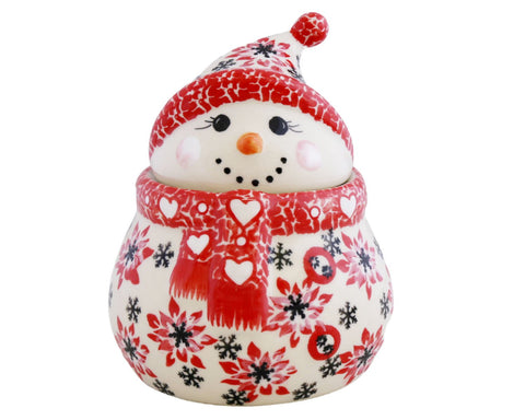 Medium Unikat Snowman Canister