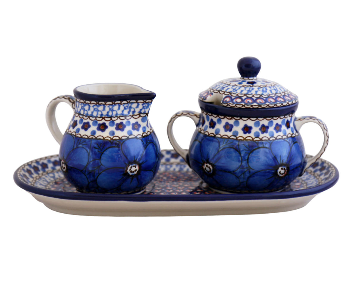 Unikat Cream and Sugar with Tray Set