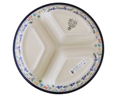 Round Divided Plate