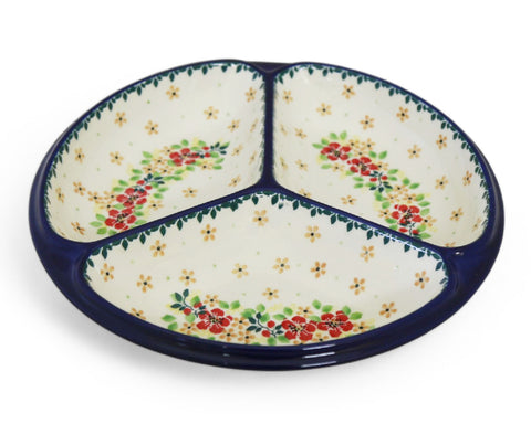 Round Divided Plate