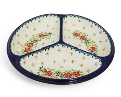 Round Divided Plate