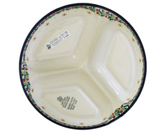 Round Divided Plate