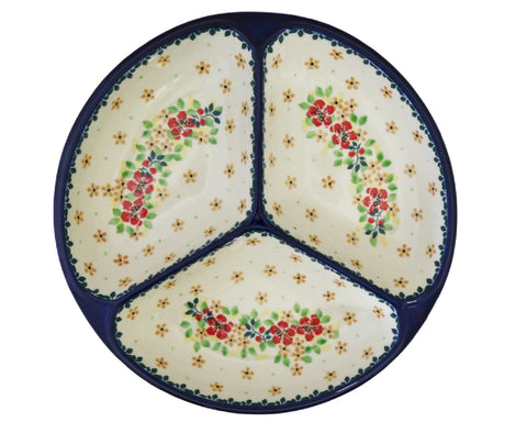 Round Divided Plate