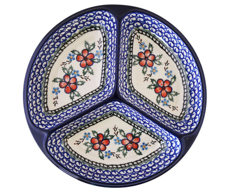 Round Divided Plate