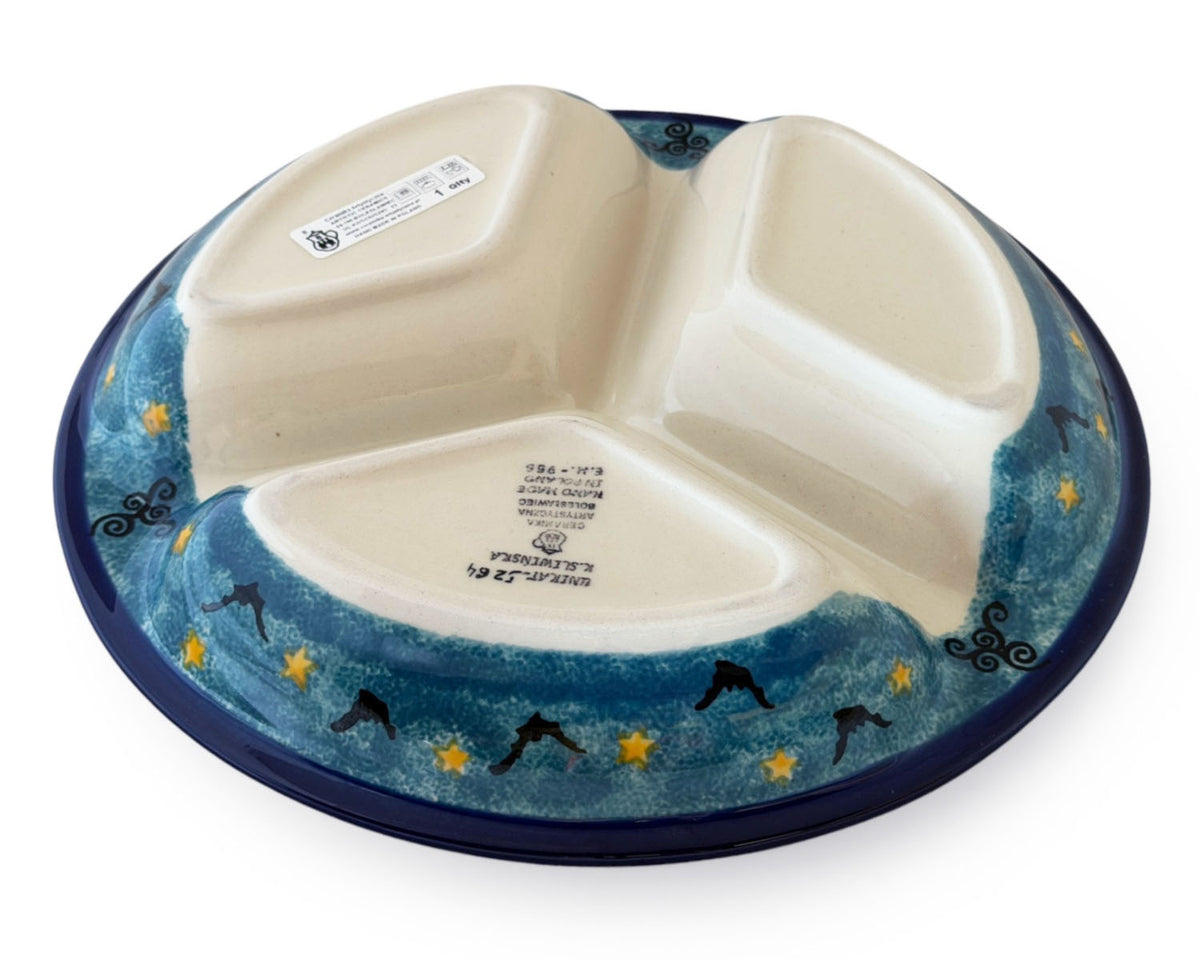 Unikat Round Divided Plate