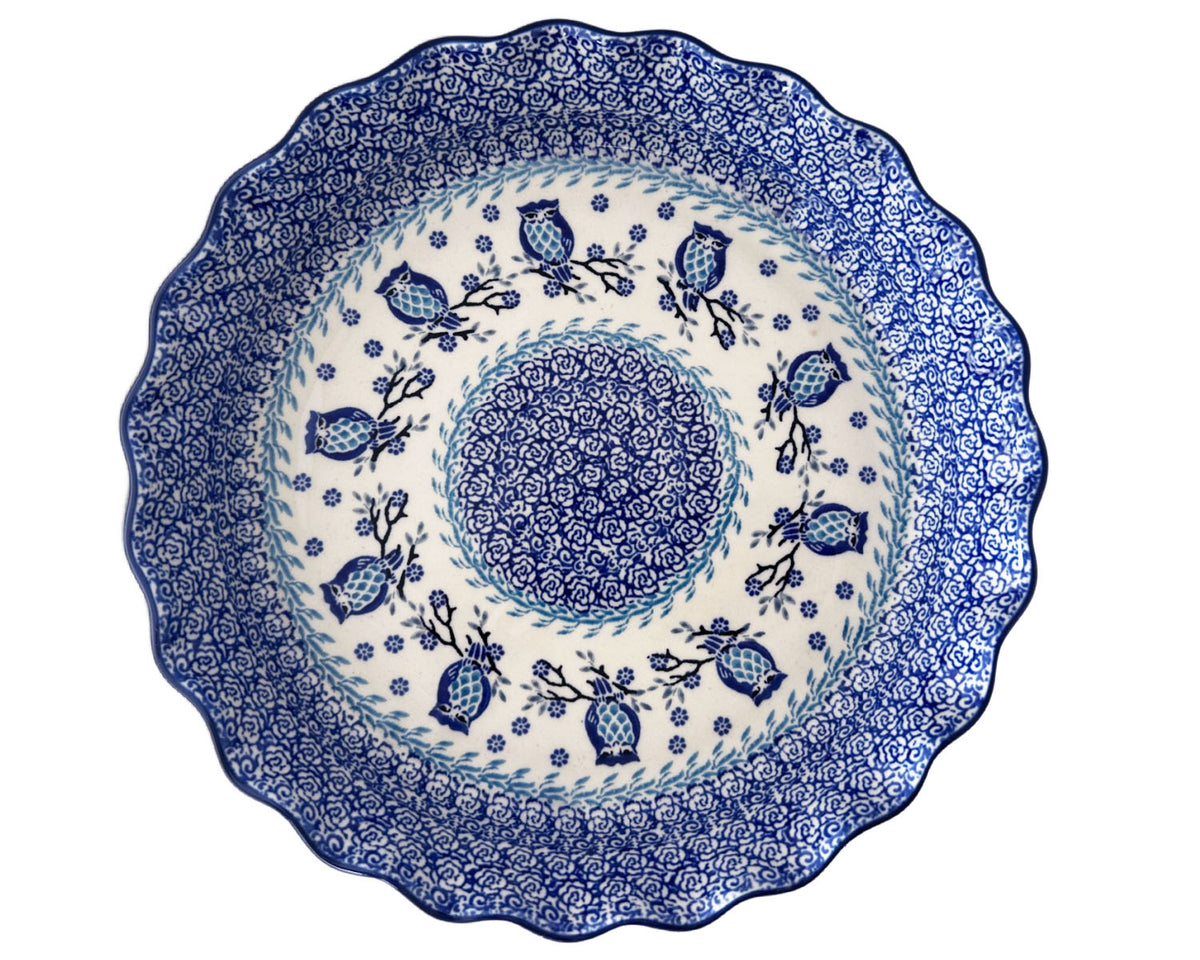 10" Unikat Ruffled Pie Baker
