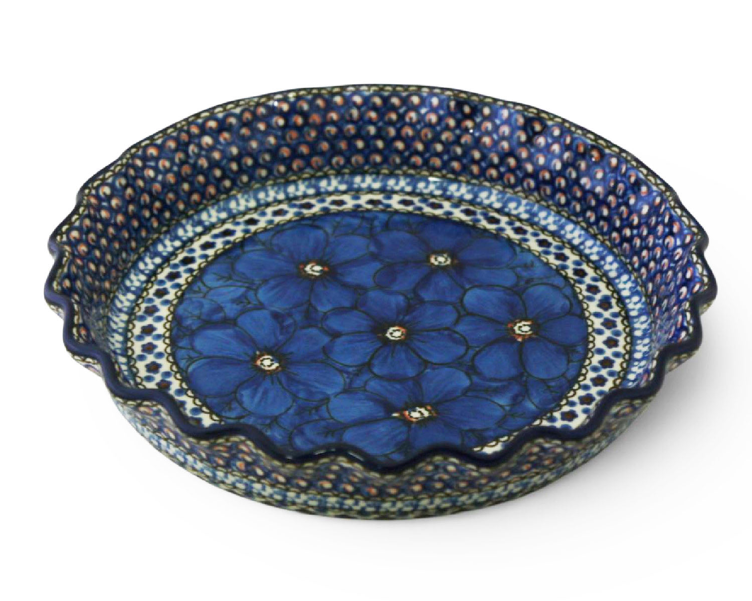 10" Unikat Ruffled Pie Baker