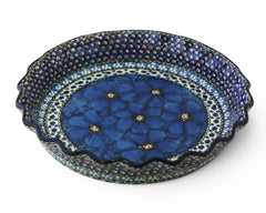 10" Unikat Ruffled Pie Baker
