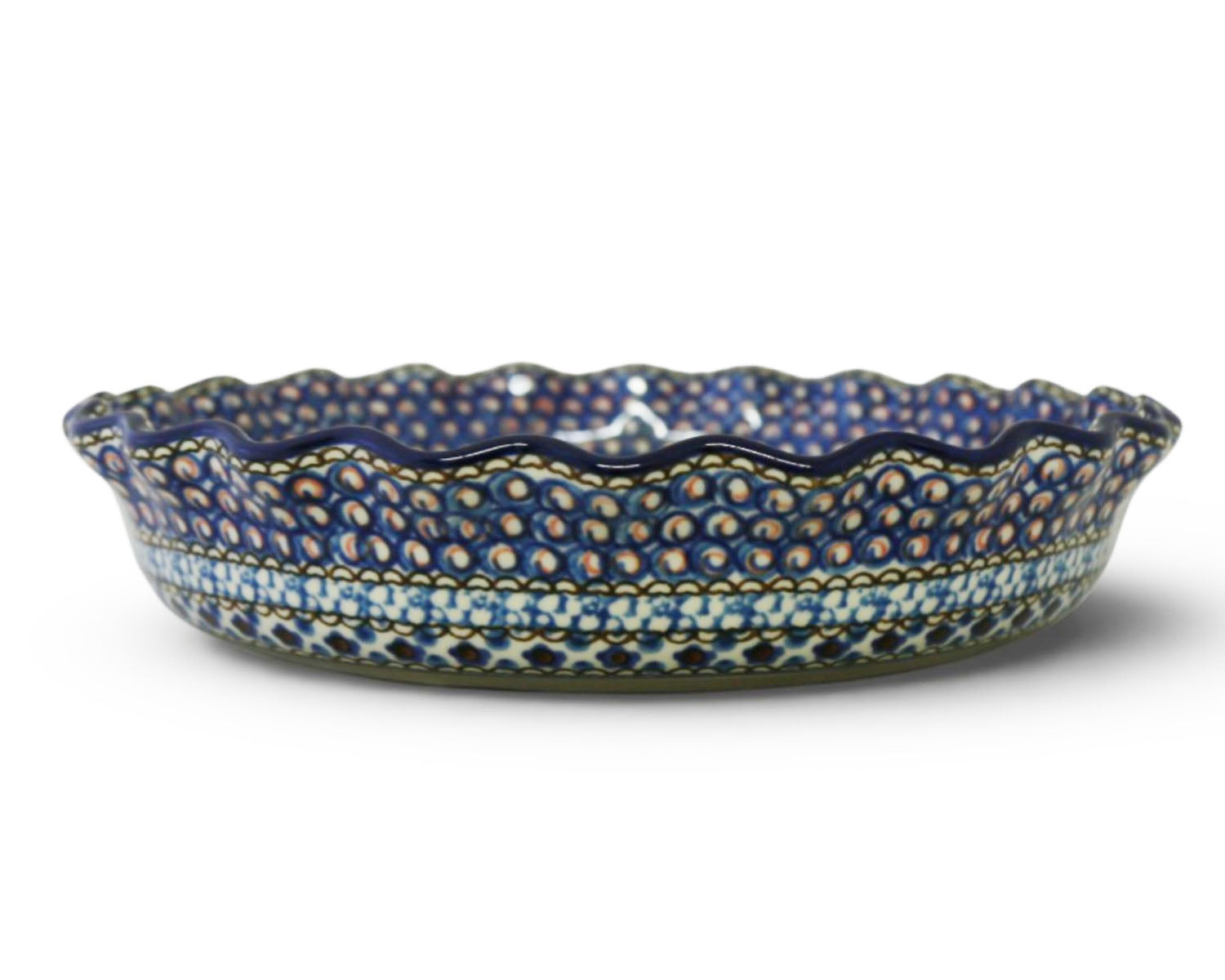 10" Unikat Ruffled Pie Baker