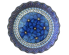 10" Unikat Ruffled Pie Baker