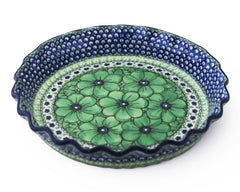 10" Unikat Ruffled Pie Baker