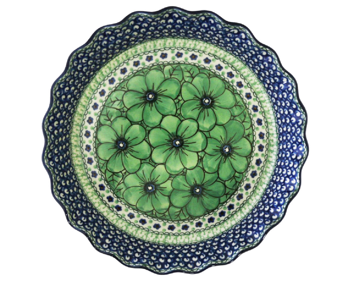10" Unikat Ruffled Pie Baker