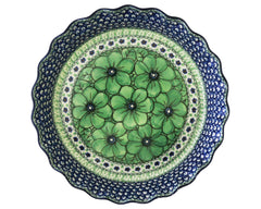 10" Unikat Ruffled Pie Baker