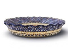 10" Unikat Ruffled Pie Baker