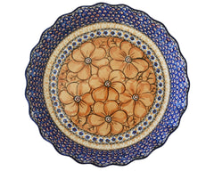 10" Unikat Ruffled Pie Baker