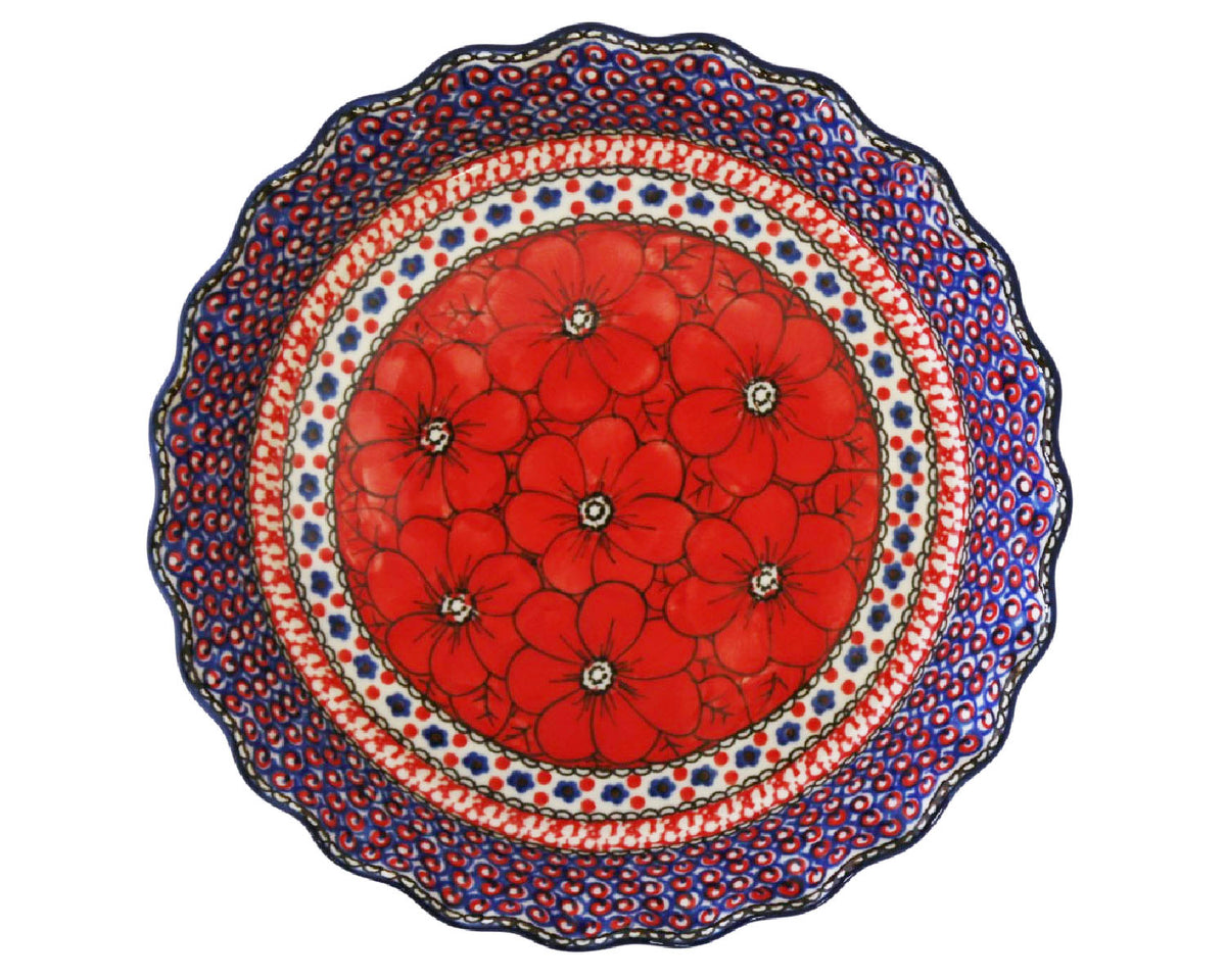 10" Unikat Ruffled Pie Baker