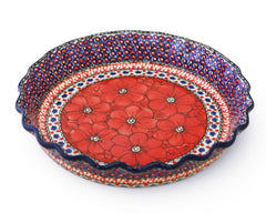 10" Unikat Ruffled Pie Baker