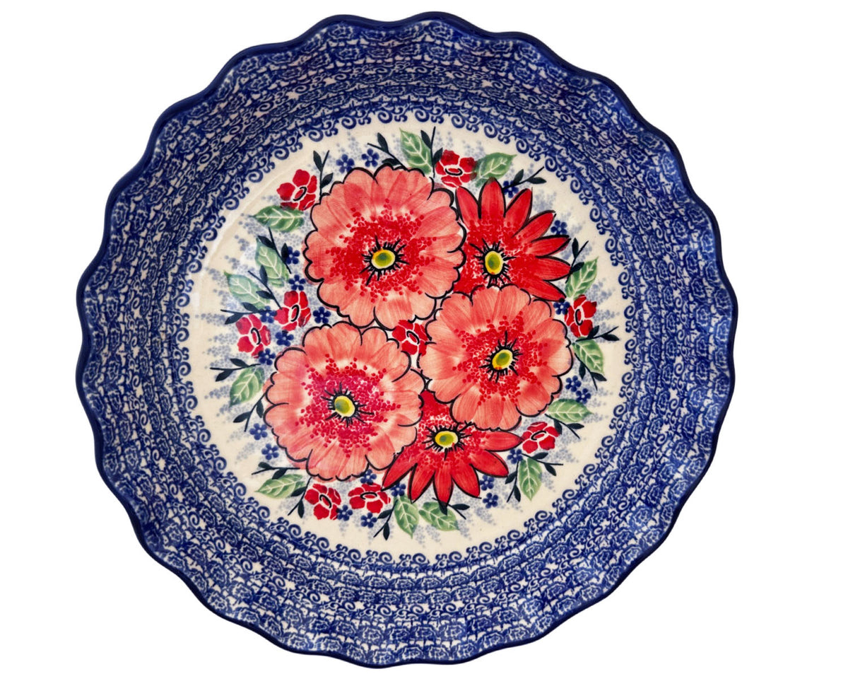 10" Unikat Ruffled Pie Baker