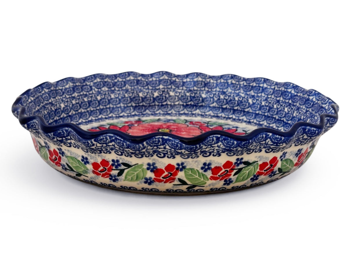 10" Unikat Ruffled Pie Baker