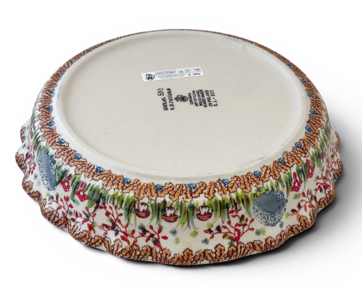 10" Unikat Ruffled Pie Baker