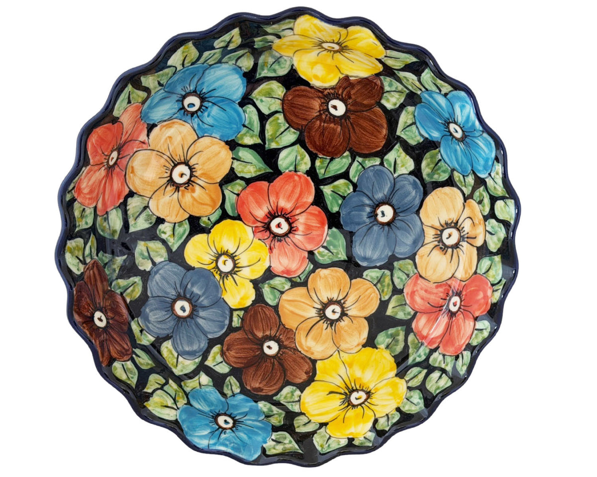 10" Unikat Ruffled Pie Baker