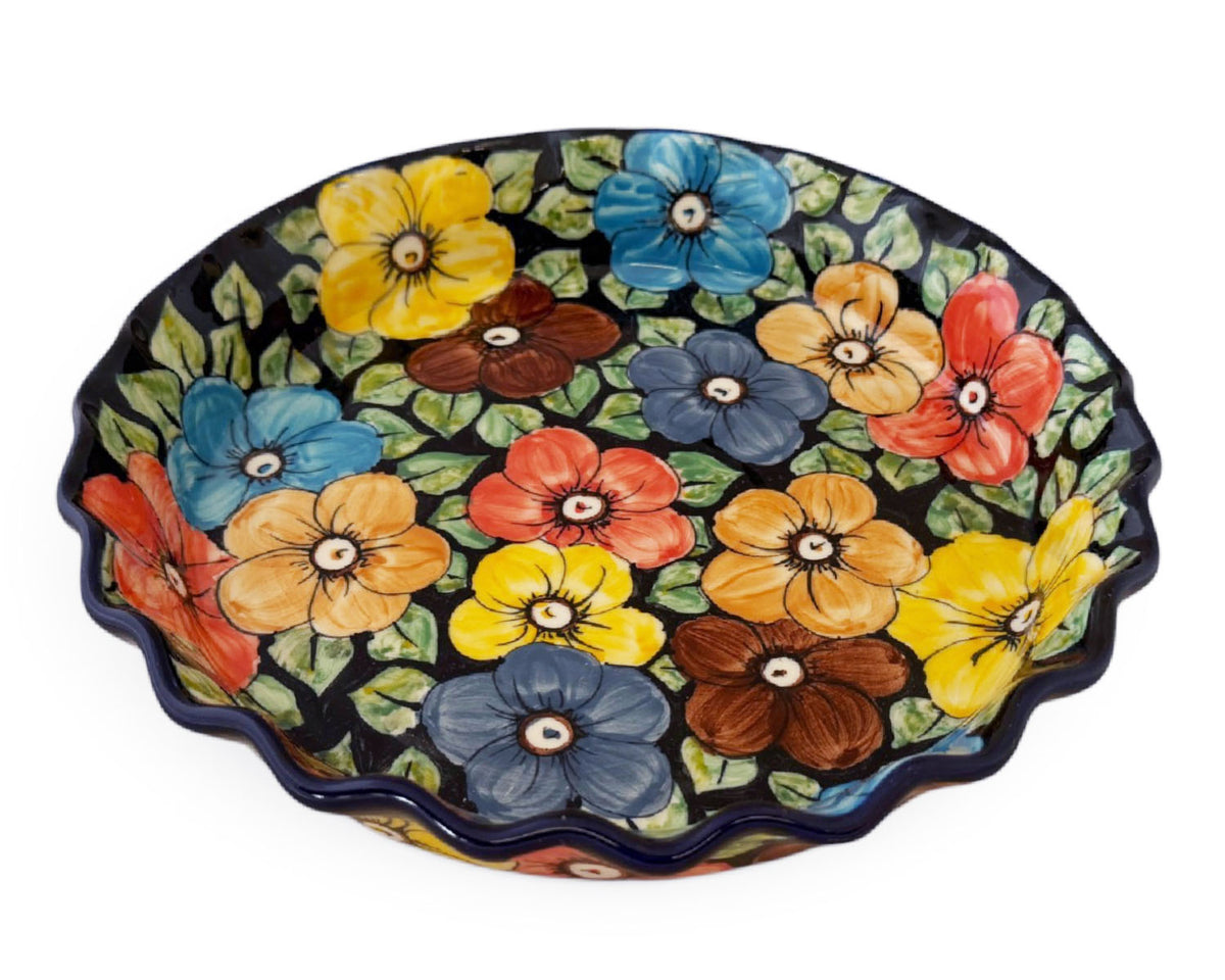 10" Unikat Ruffled Pie Baker