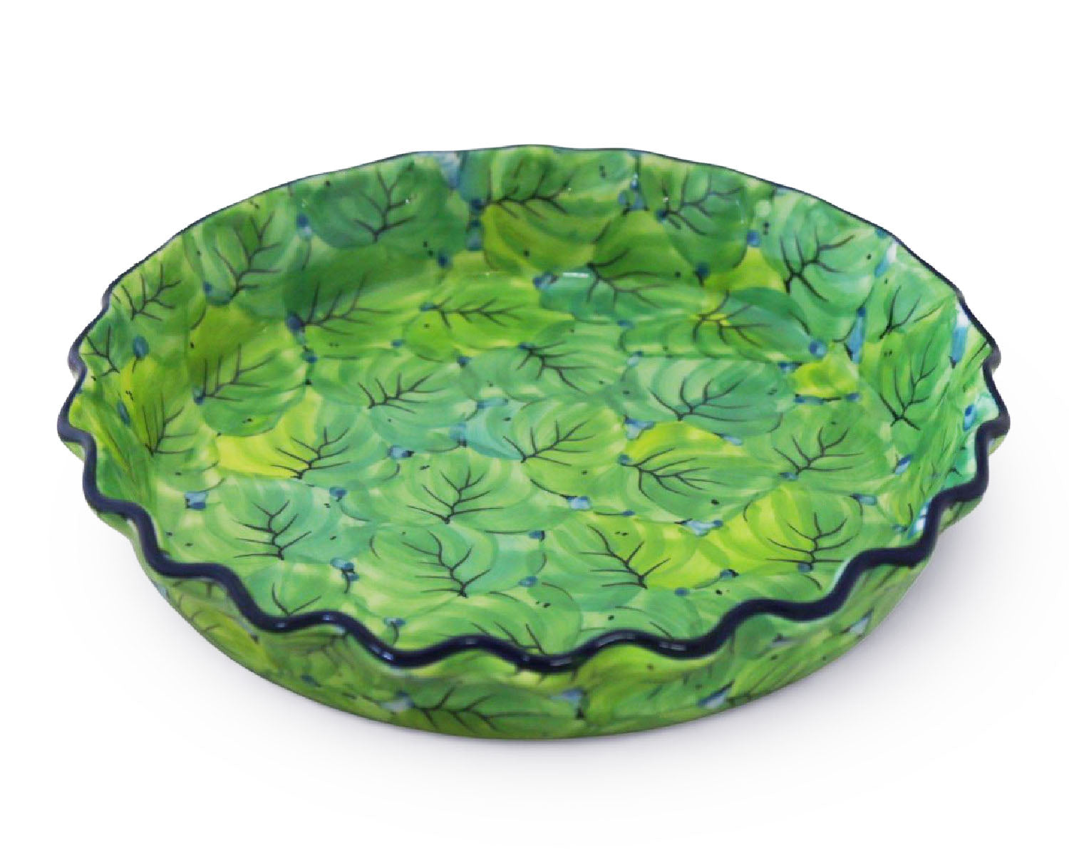 10" Unikat Ruffled Pie Baker