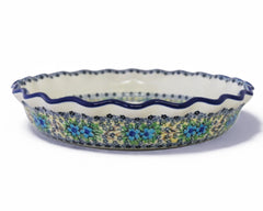 10" Unikat Ruffled Pie Baker
