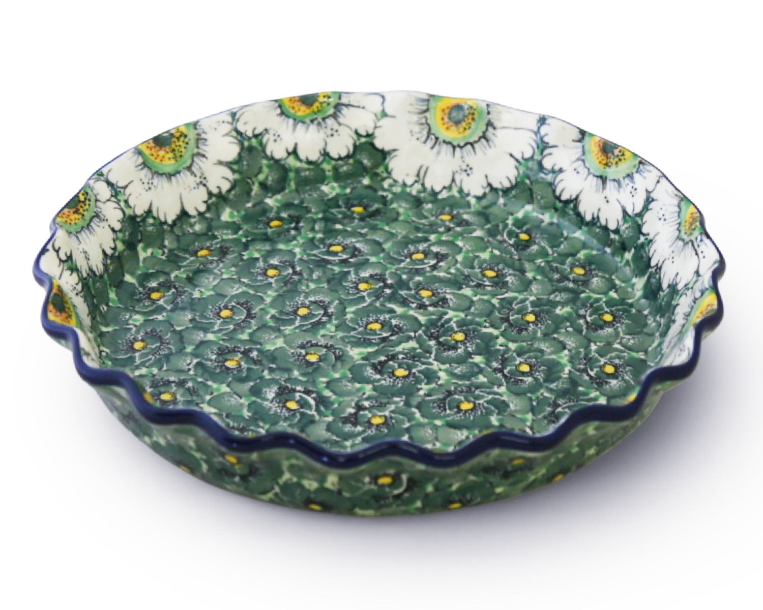 10" Unikat Ruffled Pie Baker