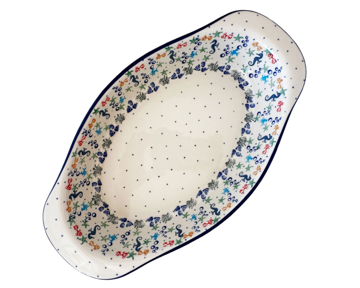 Oval 12.5" Handled Baker