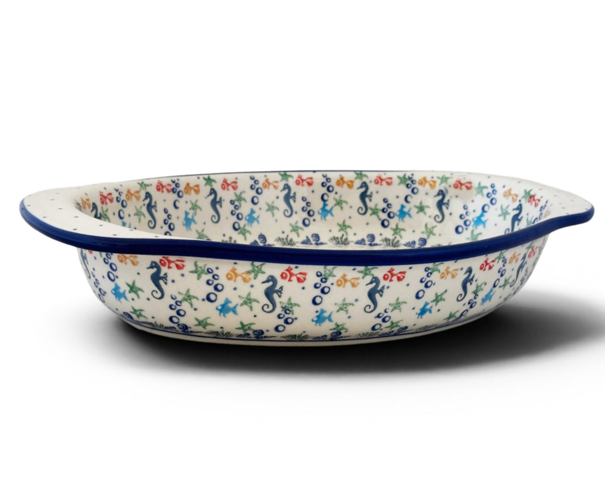 Oval 12.5" Handled Baker