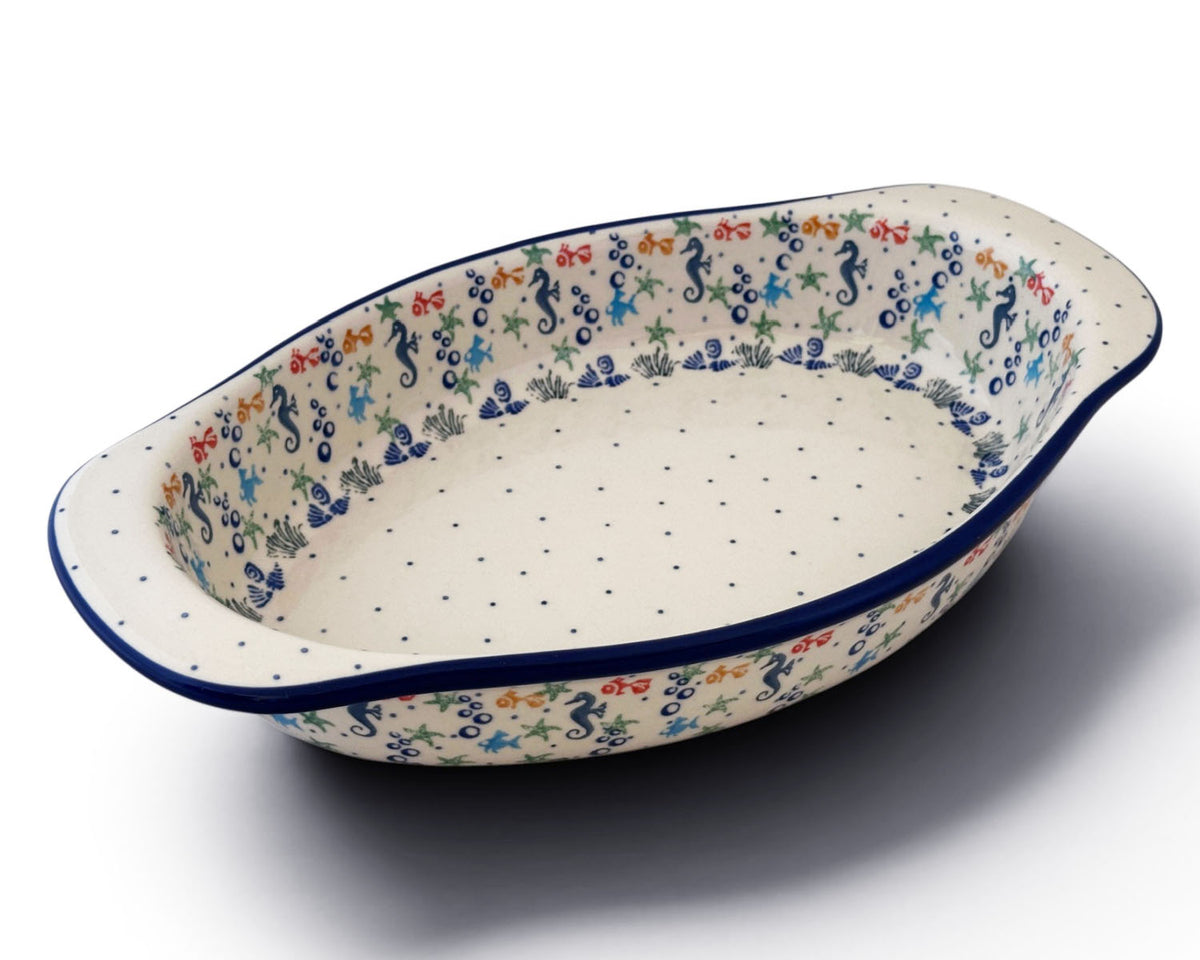 Oval 12.5" Handled Baker