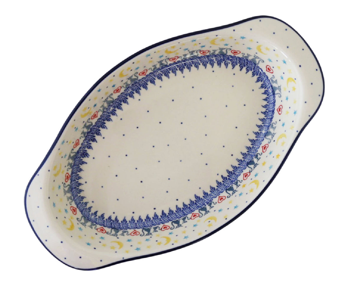 Oval 12.5" Handled Baker