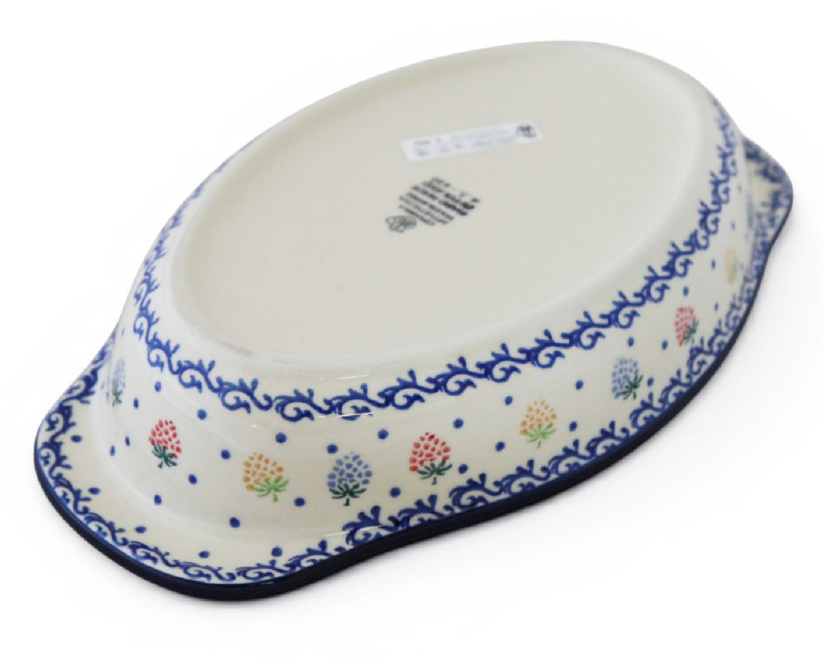 Oval 12.5" Handled Baker