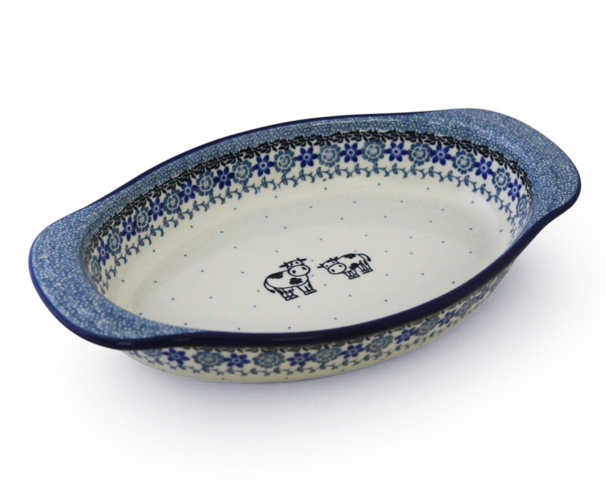 Oval 12.5" Handled Baker