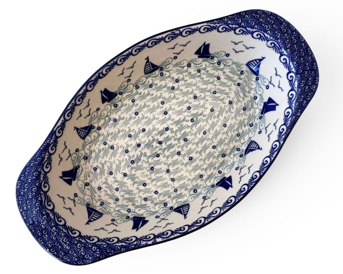 Oval 12.5" Handled Baker