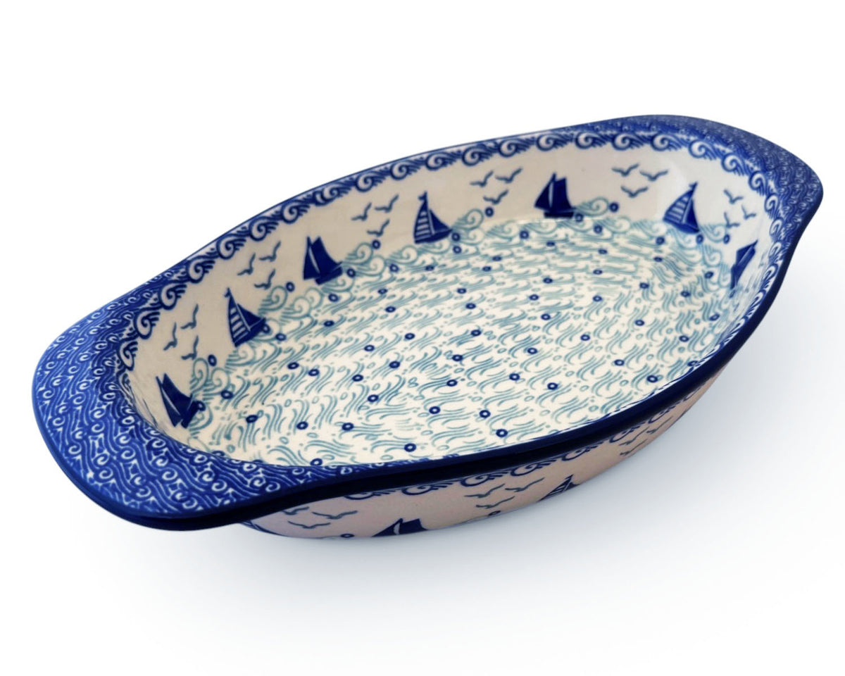 Oval 12.5" Handled Baker