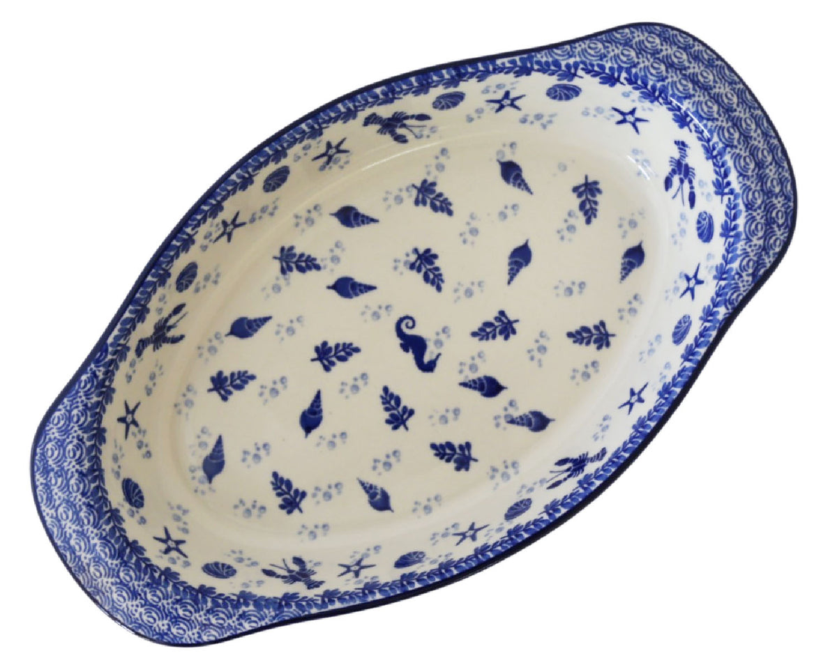 Oval 12.5" Handled Baker