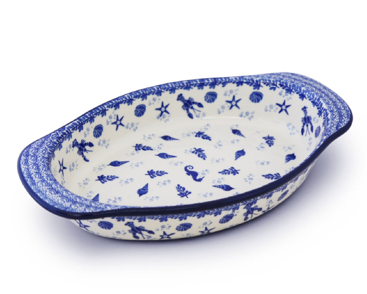 Oval 12.5" Handled Baker