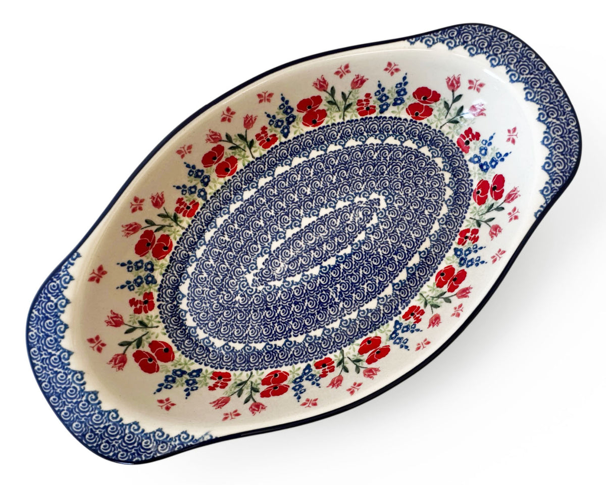 Oval 12.5" Handled Baker