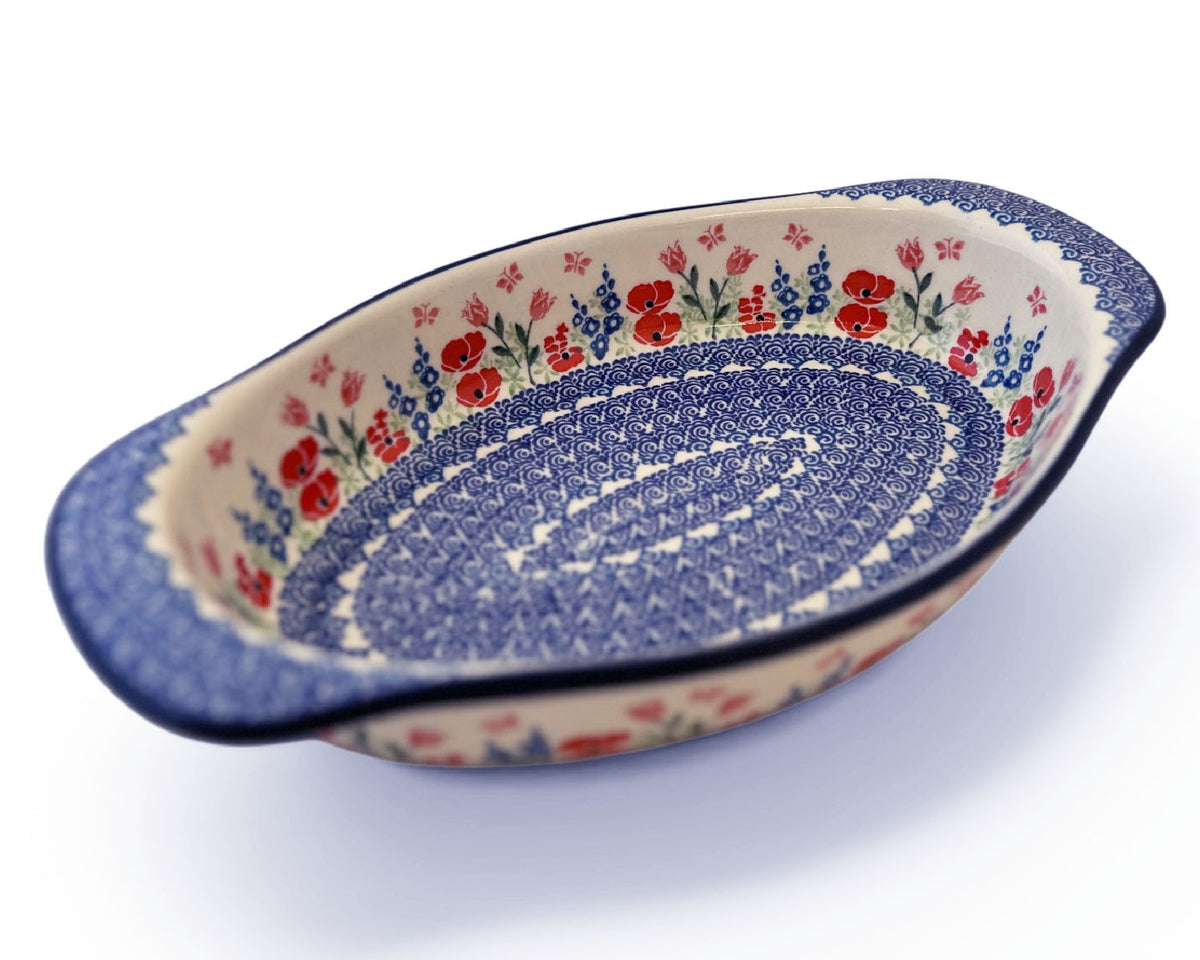 Oval 12.5" Handled Baker