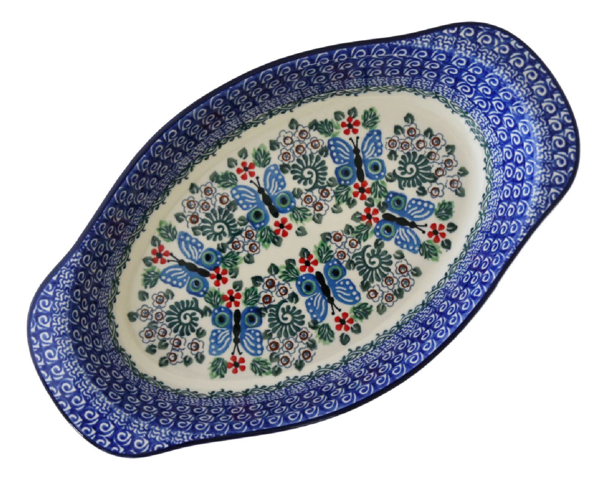 Unikat Oval 12.5" Handled Baker
